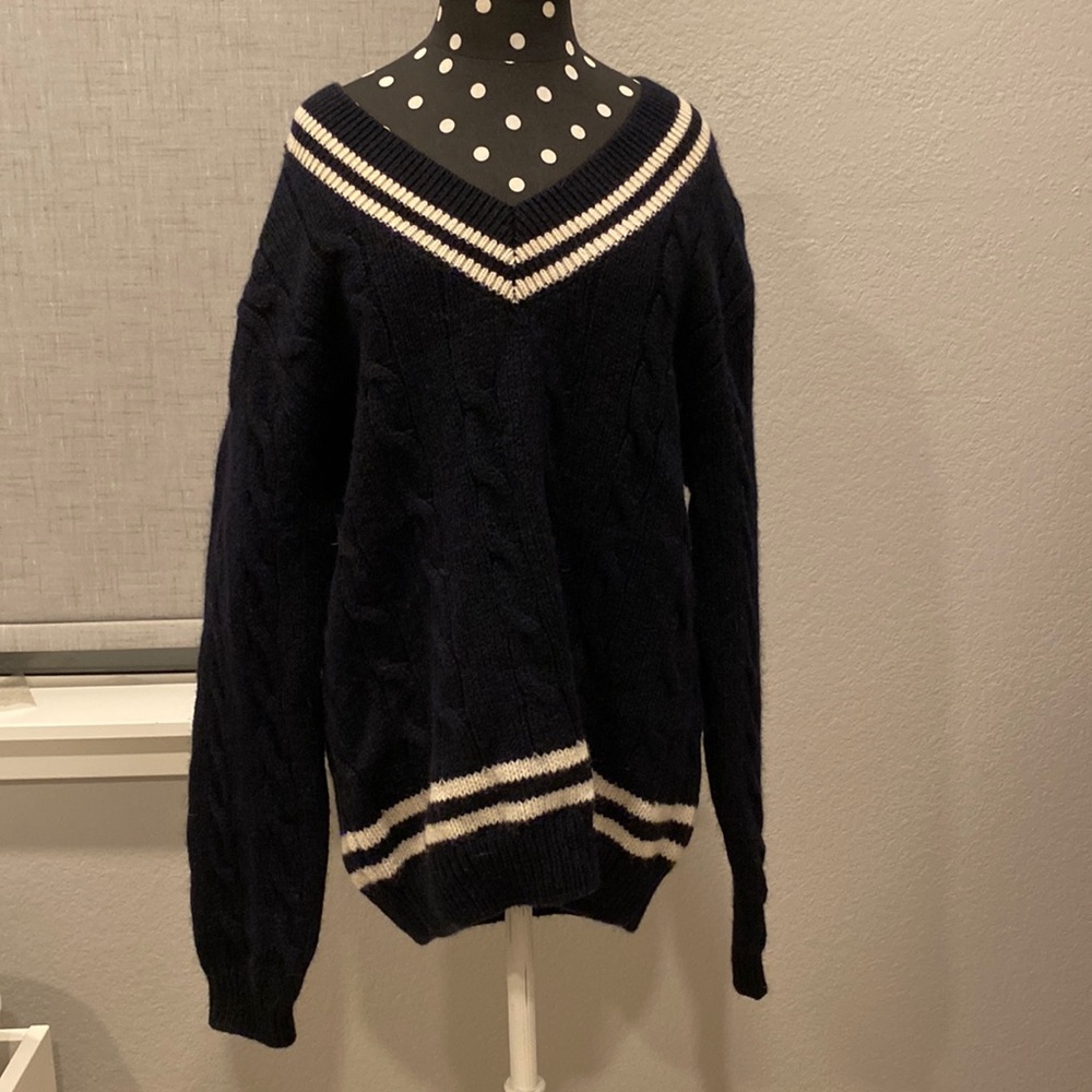 Nikki heavy wool stripe sweater
